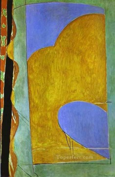 抽象的かつ装飾的 Painting - 黄色いカーテン 1914 野獣派